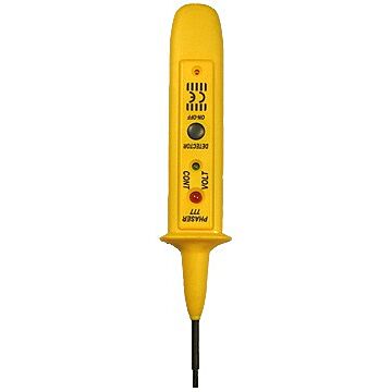 Próbnik tester napięcia 30-500V 175mm FAZER 777 dioda LED + sygnał dźwiękowy żółty .MORE M00002