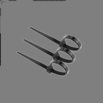 Opaska kablowa zaciskowa trytytka OK-36100B 3.6x100mm czarna .MORE M20434