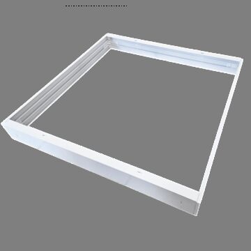 Ramka montażowa natynkowa do paneli LED zatrzask biała Eco Light EC20342