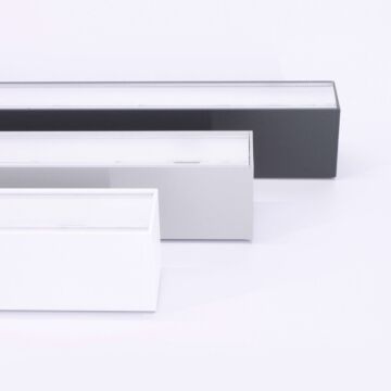 Oprawa liniowa LED QUALIS 30W 4000K 4200lm 100° IP20 srebrna Luxmena C27-QLS-112A-30B-840B-9006A-1A