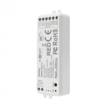 Sterownik do taśm LED V5-M RF RGB+CCT 15A 12-24V DC 5x36W/72W biały Eco Light EC61330