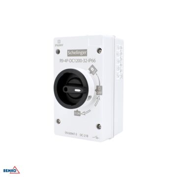 Rozłącznik izolacyjny do fotowoltaiki Schelinger A11-R9-4P-DC1200-32-IP66