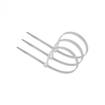 Opaska kablowa zaciskowa trytytka PREMIUM OKP-76300W 7,6x300mm biała .MORE M61145