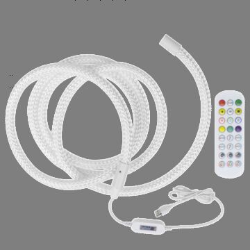 Sznur świetlny lina LED RGB 3m USB 5W z pilotem Eco Light EC61246