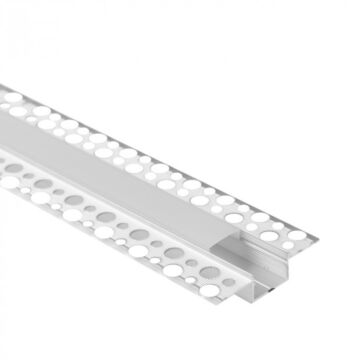 Profil do taśm LED GPS02 podtynkowy anodowany + klosz mrożony 2m Eco Light EC20940