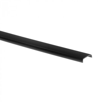 Klosz do profili LED narożnych R czarny 2m Eco Light EC20676