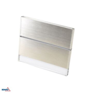 Oprawa schodowa LED STEPPER 1,2W 6000K 40lm 120° stalowa Bemko C47-OS1-ST6K