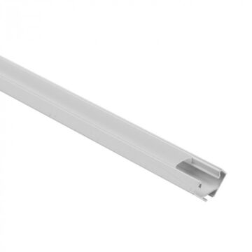 Profil do taśm LED R01 narożny biały + klosz mrożony 1m Eco Light EC20917