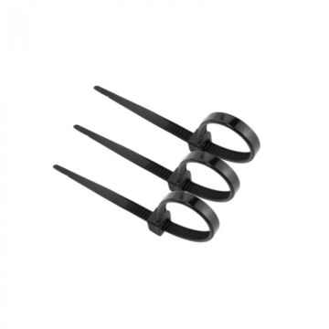 Opaska kablowa zaciskowa trytytka OK-25100B 2.5x100mm czarna .MORE M20061
