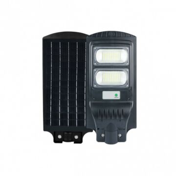 Oprawa uliczna solarna LED czujnik ruchu 60W 4000K 750lm IP65 czarna ECONOMY Eco Light EC20096