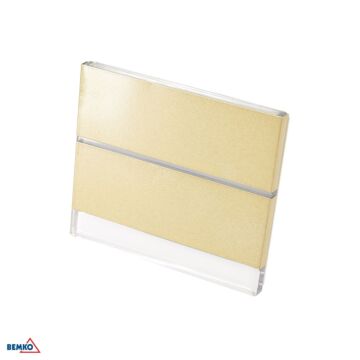 Oprawa schodowa LED STEPPER 1,2W 6000K 40lm 120° szampańska Bemko C47-OS1-CH6K