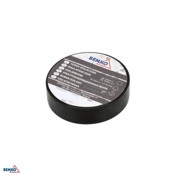Taśma izolacyjna PVC 19x20 czarna Bemko E30-PVC1920BL