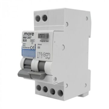 Wyłącznik różnicowoprądowy z członem nadprądowym .MORE M61207