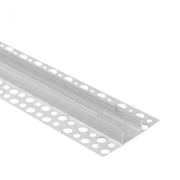 Profil do taśm LED GNS01 natynkowy biały + klosz transparentny 1m Eco Light EC20972