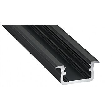 Profil do taśm LED wpuszczany B czarny 3m Eco Light EC20210