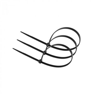 Opaska kablowa zaciskowa trytytka PREMIUM OKP-76300B 7,6x300mm czarna .MORE M61146