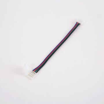 Złączka LED RGB dwustronna z przewodem 10mm Eco Light EC79633