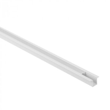 Profil do taśm LED PW-01 natynkowy biały + klosz mrożony 1m Eco Light EC20855