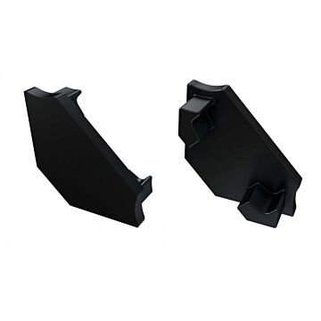 Zaślepka profilu do taśm LED C czarna Eco Light EC20256