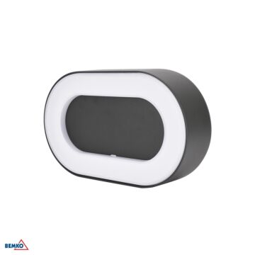Oprawa elewacyjna LED VALIT 10W 4000K 850lm 120° IP65 grafit Bemko C25-EL2-O-010GR-4K
