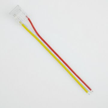 Złączka LED MONO COB jednostronna zatrzaskowa z przewodem 10mm Eco Light EC61555