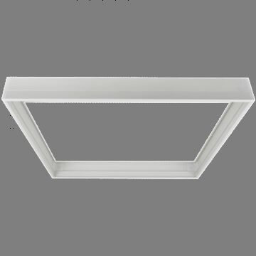 Ramka montażowa natynkowa do paneli LED zatrzask biała Eco Light EC20817