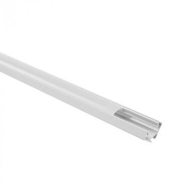 Profil do taśm LED R02 narożny biały + klosz mleczny 2m Eco Light EC20624 Profil do taśm LED R02 narożny biały + klosz mleczny 2m Eco Light EC20624