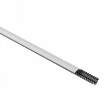 Profil do taśm LED RW02 narożny czarny + klosz mrożony 2m Eco Light EC20868