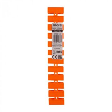 Listwa zaciskowa śrubowa 12-torowa 10mm2 15A 400V pomarańczowa .MORE M79687