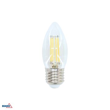 Żarówka LED dekoracyjna FILAMENT E27 6W 320° 4000K 750lm Bemko D86-FLB-E27-C35-060-4K