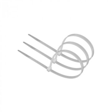 Opaska kablowa zaciskowa trytytka OK-36200W 3.6x200mm biała .MORE M20068