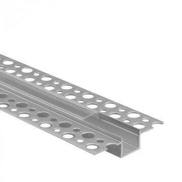 Profil do taśm LED GP01 podtynkowy anodowany + klosz transparentny 1m Eco Light EC20649