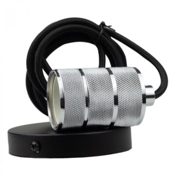 Oprawa wisząca lampa okrągła OSW-1 E27 60W chrom Eco Light SZ61104