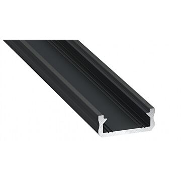 Profil do taśm LED powierzchniowy D czarny 2m Eco Light EC20147