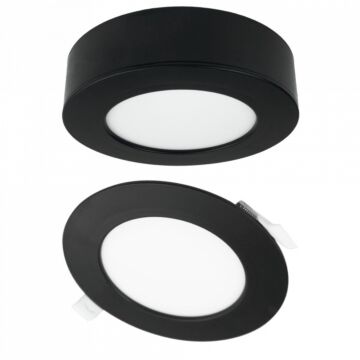 Oprawa downlight pt/nt LED lampa 6W 3000K/4000K/6500K 540lm 120° czarna Eco Light EC61433