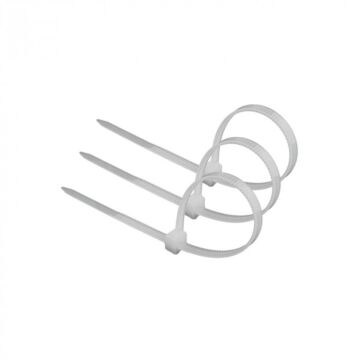 Opaska kablowa zaciskowa trytytka OK-36150W 3.6x150mm biała .MORE M20066