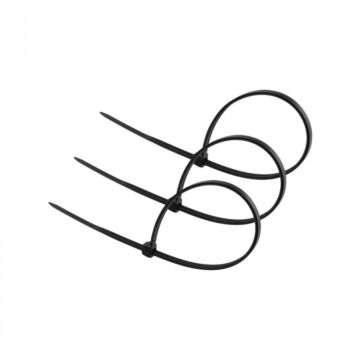 Opaska kablowa zaciskowa trytytka OK-25150B 2.5x150mm czarna .MORE M20063