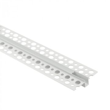 Profil do taśm LED GPW-02 podtynkowy biały + klosz mrożony 2m Eco Light EC20885