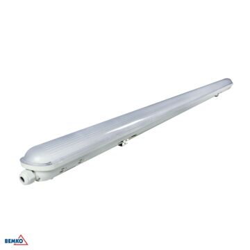 Oprawa hermetyczna LED BALWIR 46W 6000K 6900lm 120° IP65 szara Bemko C17-HLB-150-460-6K