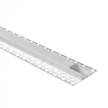 Profil do taśm LED GNS02 natynkowy anodowany + klosz mleczny 2m Eco Light EC20958