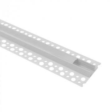Profil do taśm LED GN01 natynkowy biały + klosz mleczny 1m Eco Light EC20931