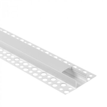 Profil do taśm LED GNS01 natynkowy biały + klosz mrożony 1m Eco Light EC20973