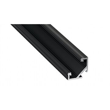 Profil do taśm LED rogowy C czarny 1m Eco Light EC79996