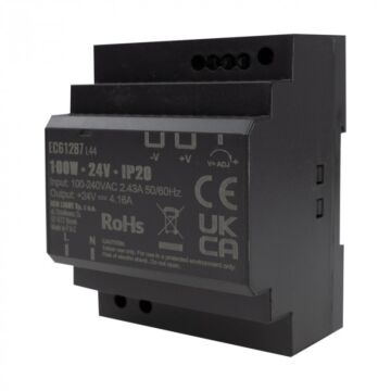 Zasilacz LED na szynę DIN PREMIUM 100W 24V 4,16A IP20 Eco Light EC61287