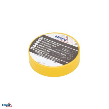 Taśma izolacyjna PVC 19x20 żółta Bemko E30-PVC1920YE