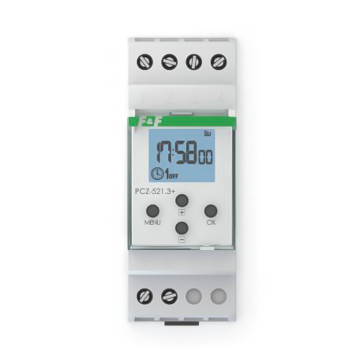 Programator czasowy tygodniowy F&F PCZ-521.3-PLUS