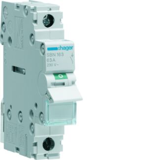 Rozłącznik izolacyjny 1P 63A 230V Hager SBN163
