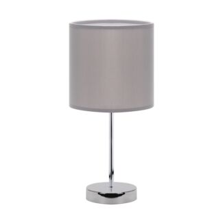 Lampka stołowa ANGES GREY E14 40W szary/chrom STRUHM 03147
