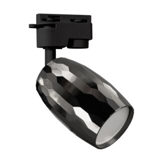 Oprawa reflektor SEZAM TRA GU10 lampa dekoracyjna na szynoprzewód 35W czarna STRUHM 04083