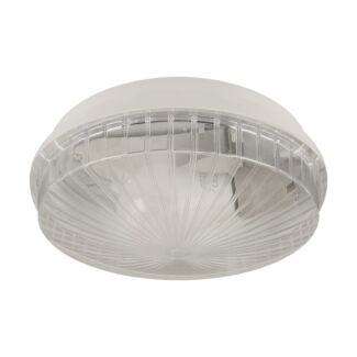 Oprawa plafon hermetyczny MONTE CLEAR lampa E27 60W IP65 przezroczysty/biały STRUHM 04184